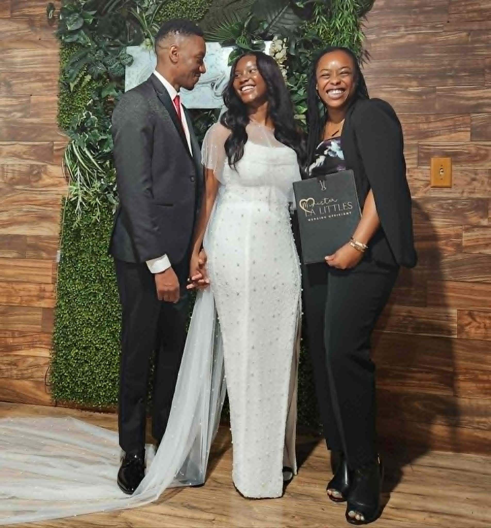 Ministerla Littles, wedding officiant